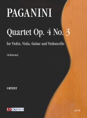 Paganini, Niccolò : Quartet Op. 4 No. 3 for Violin, Viola, Guitar and Violoncello