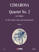 Cimarosa, Domenico : Quartetto N. 2 in Sol maggiore per Oboe (Flauto), Violino, Viola e Violoncello