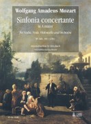 Mozart, Wolfgang Amadeus : Sinfonia Concertante in A Major KV Anh. 104 (320e) for Violin, Viola, Violoncello and Orchestra [Score]