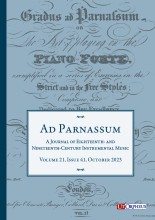 Ad Parnassum. A Journal on Eighteenth- and Nineteenth-Century Instrumental Music - Vol. 21 - No. 41 - October 2023