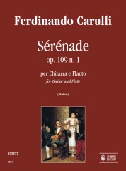 Carulli, Ferdinando : Sérénade Op. 109 No. 1 for Guitar and Flute