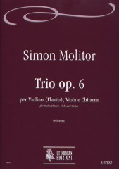 Molitor, Simon : Trio Op. 6 for Violin (Flute), Viola and Guitar