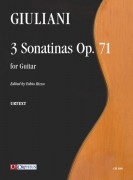Giuliani, Mauro : 3 Sonatinas Op. 71 for Guitar Giuliani, Mauro : 3 Sonatinas Op. 71 for Guitar