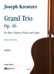 Kreutzer, Joseph : Grand Trio op. 16 per Flauto, Clarinetto (Viola) e Chitarra