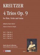 Kreutzer, Joseph : 4 Trios Op. 9 for Flute, Violin and Guitar - Vol. 2: Trio No. 2
