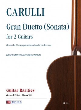 Carulli, Ferdinando : Gran Duetto (Sonata) (from the Compagnoni-Marefoschi Collection) per 2 Chitarre
