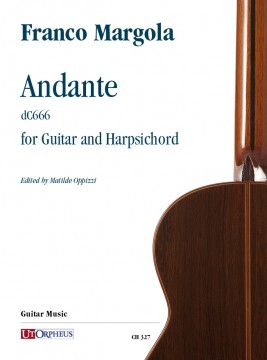 Margola, Franco : Andante (dC666) for Guitar and Harpsichord