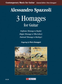 Spazzoli, Alessandro : 3 Homages for Guitar (2019)