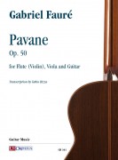 Fauré, Gabriel : Pavane op. 50 per Flauto (Violino), Viola e Chitarra