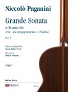 Paganini, Niccolò : Grande Sonata a Chitarra sola con l’accompagnamento di Violino M.S. 3 Paganini, Niccolò : Grande Sonata a Chitarra sola con l’accompagnamento di Violino M.S. 3