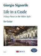 Signorile, Giorgio : Life in a Castle. 9 Easy Pieces in the Olden Style for Guitar  (+ Video Files mp4)