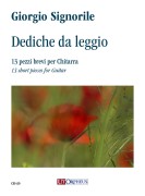 Signorile, Giorgio : Dediche da leggio. 13 short pieces for Guitar Signorile, Giorgio : Dediche da leggio. 13 short pieces for Guitar