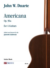 Duarte, John W. : Americana op. 96a per 4 Chitarre