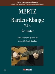 Mertz, Johann Kaspar : Barden-Klänge for Guitar - Vol. 4 Mertz, Johann Kaspar : Barden-Klänge for Guitar - Vol. 4