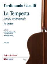 Carulli, Ferdinando : La Tempesta. Sonata sentimentale per Chitarra