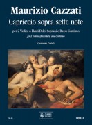 Cazzati, Maurizio : Capriccio sopra sette note for 2 Violins (2 Descant Recorders) and Continuo