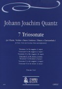 Quantz, Johann Joachim : 7 Triosonatas for Flute, Violin and Continuo (Flute and Harpsichord) - Vol. 4: Triosonata IV in E min
