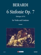 Berardi, Angelo : 6 Sinfonie Op. 7 (Bologna 1670) per Violino e Basso Continuo
