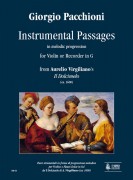 Pacchioni, Giorgio : Instrumental Passages in melodic progression from Aurelio Virgiliano’s “Il Dolcimelo” (ca. 1600) for Violin or Recorder in G Pacchioni, Giorgio : Instrumental Passages in melodic progression from Aurelio Virgiliano’s “Il Dolcimelo” (ca. 1600) for Violin or Recorder in G