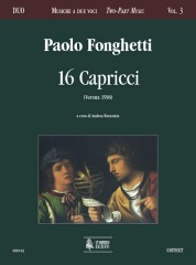Fonghetti, Paolo : 16 Capricci (Verona 1598)