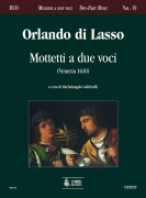 Lasso, Orlando di : Motetti a due voci (Venezia 1610)