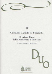 Giovanni Camillo de Spagnolis : Il primo libro delle Recercate a due voci (Napoli 1626)