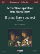 Lupacchino, Bernardino - Tasso, Ioan Maria : Il primo libro a due voci (Venezia 1559) Lupacchino, Bernardino - Tasso, Ioan Maria : Il primo libro a due voci (Venezia 1559)