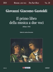 Gastoldi, Giovanni Giacomo : Il primo libro della musica a due voci (Milano 1598)