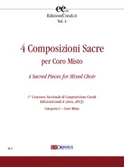 4 Sacred Pieces for Mixed Choir (1st National Choral Composition Competition EdizioniCorali.it - Cat. C)