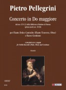 Pellegrini, Pietro : Concerto in Do maggiore dal ms. CF-V-23 della Biblioteca Palatina di Parma (prima metà sec. XVIII) per Flauto Dolce Contralto (Flauto Traverso, Oboe) e Basso Continuo Pellegrini, Pietro : Concerto in Do maggiore dal ms. CF-V-23 della Biblioteca Palatina di Parma (prima metà sec. XVIII) per Flauto Dolce Contralto (Flauto Traverso, Oboe) e Basso Continuo