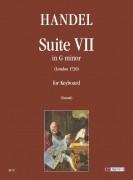 Händel, Georg Friedrich : Suite VII in Sol minore (London 1720) per Clavicembalo (Pianoforte)