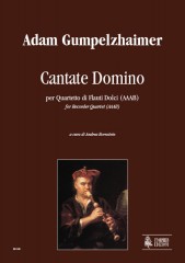 Gumpelzhaimer, Adam : Cantate Domino for Recorder Quartet (AAAB) Gumpelzhaimer, Adam : Cantate Domino for Recorder Quartet (AAAB)
