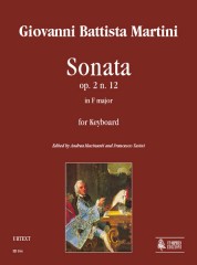 Martini, Giovanni Battista : Sonata Op. 2 N. 12 in Fa maggiore per Organo o Clavicembalo