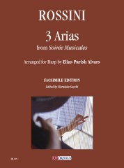 Rossini, Gioachino : 3 Arias from ‘Soirée Musicales’ arranged for Harp by Elias Parish Alvars Rossini, Gioachino : 3 Arias from ‘Soirée Musicales’ arranged for Harp by Elias Parish Alvars
