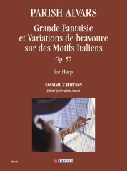 Parish Alvars, Elias : Grande Fantaisie et Variations de bravoure sur des Motifs Italiens Op. 57 for Harp