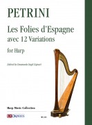 Petrini, Francesco : Les Folies d’Espagne avec 12 Variations per Arpa