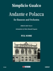 Gualco, Simplicio : Andante e Polacca for Bassoon and Orchestra [Score]