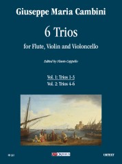 Cambini, Giuseppe Maria : 6 Trios for Flute, Violin and Violoncello - Vol. 1: Trios 1-3