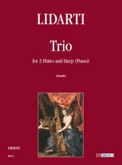 Lidarti, Christian Joseph : Trio for 2 Flutes and Harp (Piano)