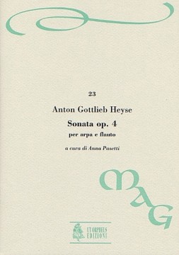 Heyse, Anton Gottlieb : Sonata Op. 4 per Arpa e Flauto