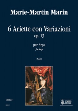Marin, Marie-Martin : 6 Ariette con Variazioni Op. 13 per Arpa