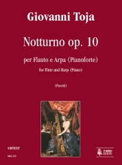 Toja, Giovanni : Nocturne Op. 10 for Flute and Harp (Piano)