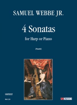 Webbe Jr., Samuel : 4 Sonatas for Harp or Piano