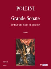 Pollini, Francesco : Grande Sonate for Harp and Piano (or 2 Pianos)
