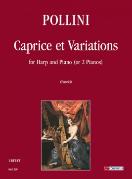 Pollini, Francesco : Caprice et Variations per Arpa e Pianoforte (o 2 Pianoforti)