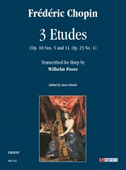 Chopin, Frédéric : 3 Etudes (Op. 10 Nos. 5 and 11, Op. 25 No. 1) for Harp