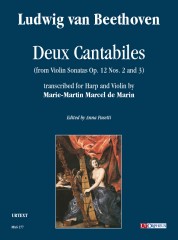 Beethoven, Ludwig van : Deux Cantabiles (from Violin Sonatas Op. 12 Nos. 2 and 3) for Harp and Violin