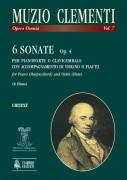 Clementi, Muzio : 6 Sonate Op. 4 per Pianoforte o Clavicembalo con accompagnamento di Violino o Flauto