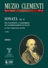 Clementi, Muzio : Sonata Op. 31 for Piano (Harpsichord) and Flute