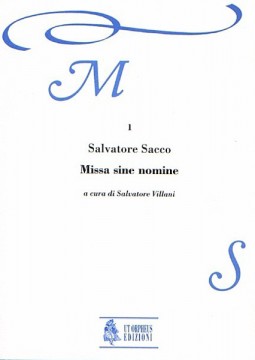 Sacco, Salvatore : Missa sine nomine (Roma 1607) for 8 Voices (SATB-SATB) and Continuo [Score]